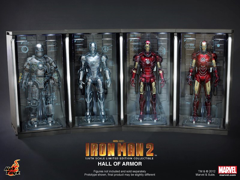 Iron Man Hall of Armor - Hot Toys 1/6th Scale