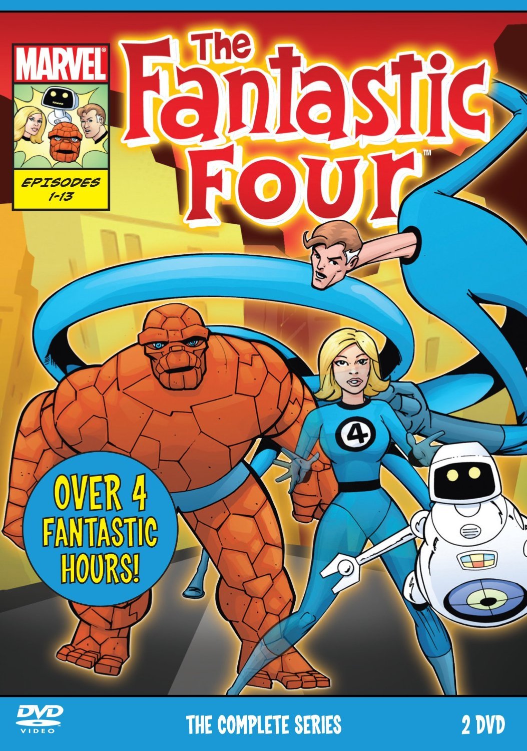 The All New Fantastic Four w/H.E.R.B.I.E. The Robot - Complete 1979 Animated Series - DVD