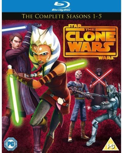 Star Wars - Clone Wars - Seasons 1-5 - Blu-Ray DVD