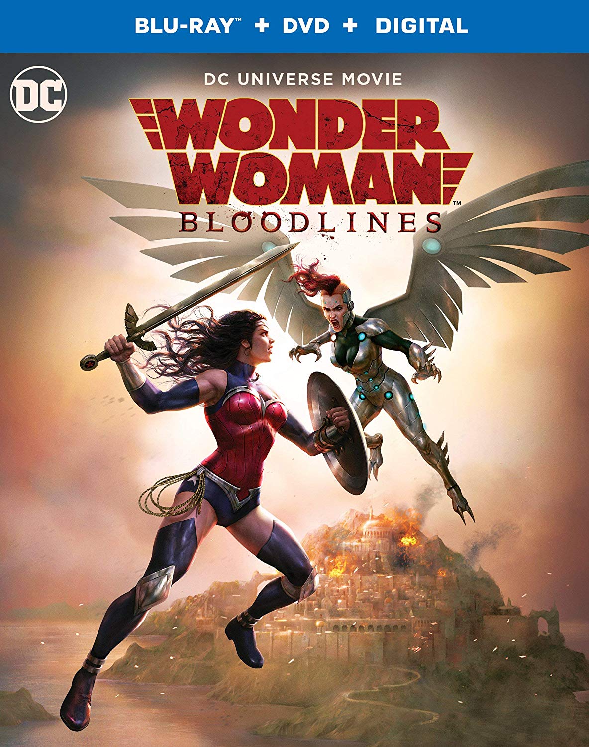 Wonder Woman Bloodlines Blu-Ray DVD
